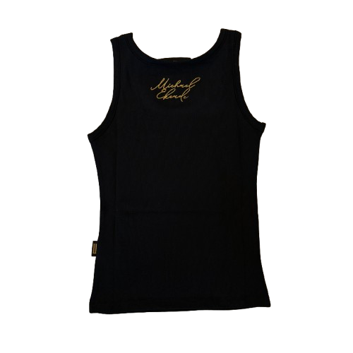 Embellished Tank Top Black