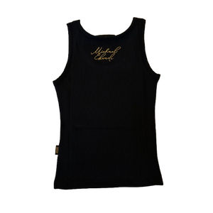Embellished Tank Top Black