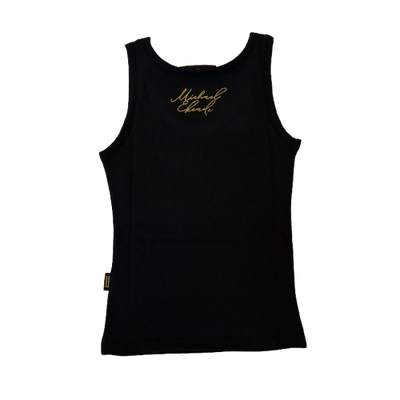 Embellished Tank Top Black