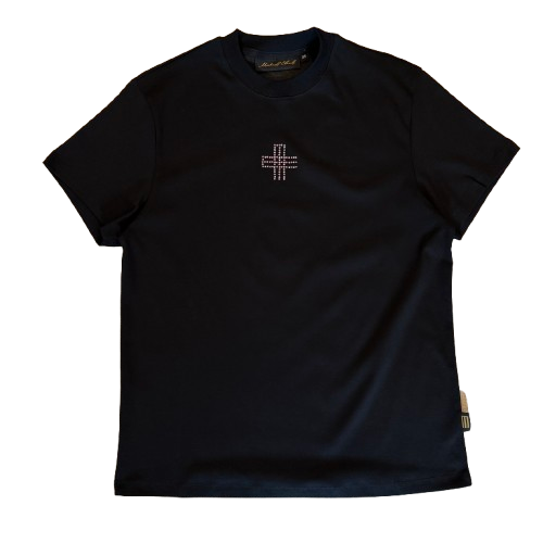 Embellished ME T-Shirt Black