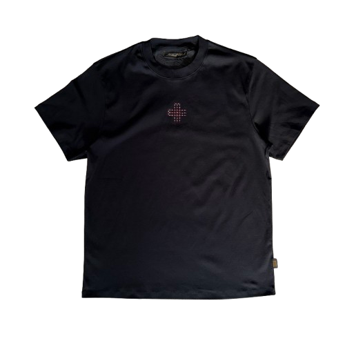Embellished ME T-Shirt Black
